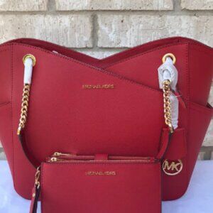 EUC Michael Kors Jet Set Purse and Wallet